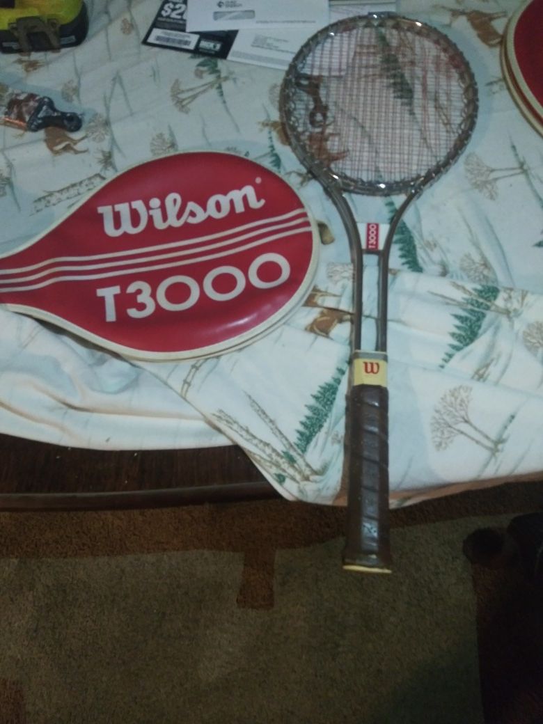 Wilson tennis rackets 3 for $20
