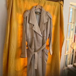 Leather Trench Coat