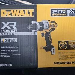 DEWALT XR POWER DETECT 1/2-in 20-volt max Variable Speed Brushless Cordless Hammer Drill