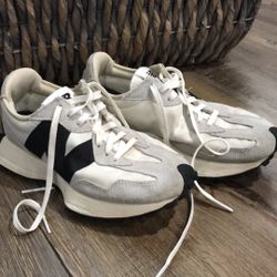 New Balance 327 White/Black Sea Salt Grey Family Size Women 6.5