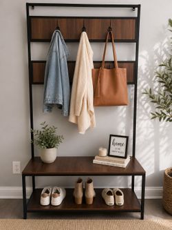 Entryway bench / hall tree / coat rack