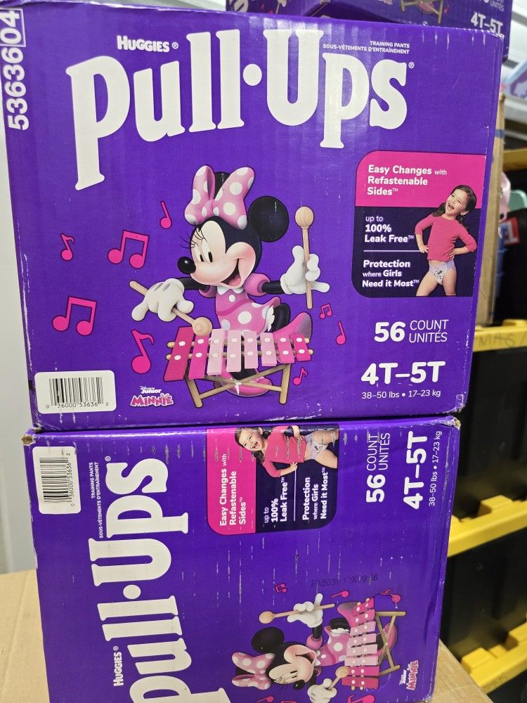 Huggies Pull Ups Size 4T- 5T Brand New