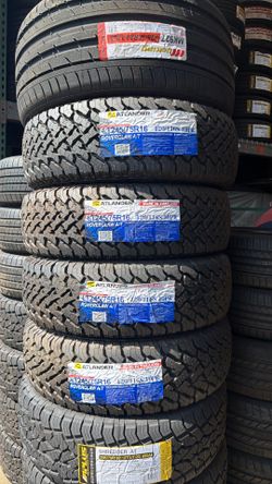 245/75R16 ( 4 NEW TIRES ) INSTALLED & BALANCE // 4 LLANTAS NUEVAS INSTALADAS