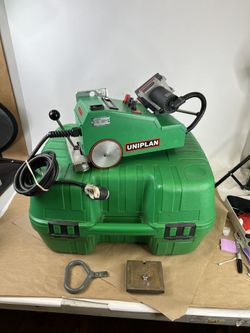 Used Tested LEISTER CH-6060 Sarnen Uniplan PVC sealing Tool With Case And Weight Plate 