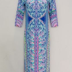 BRAND NEW Lilly Pulitzer Morgann Maxi Dress Seaside Shindig NWT  Size XXS