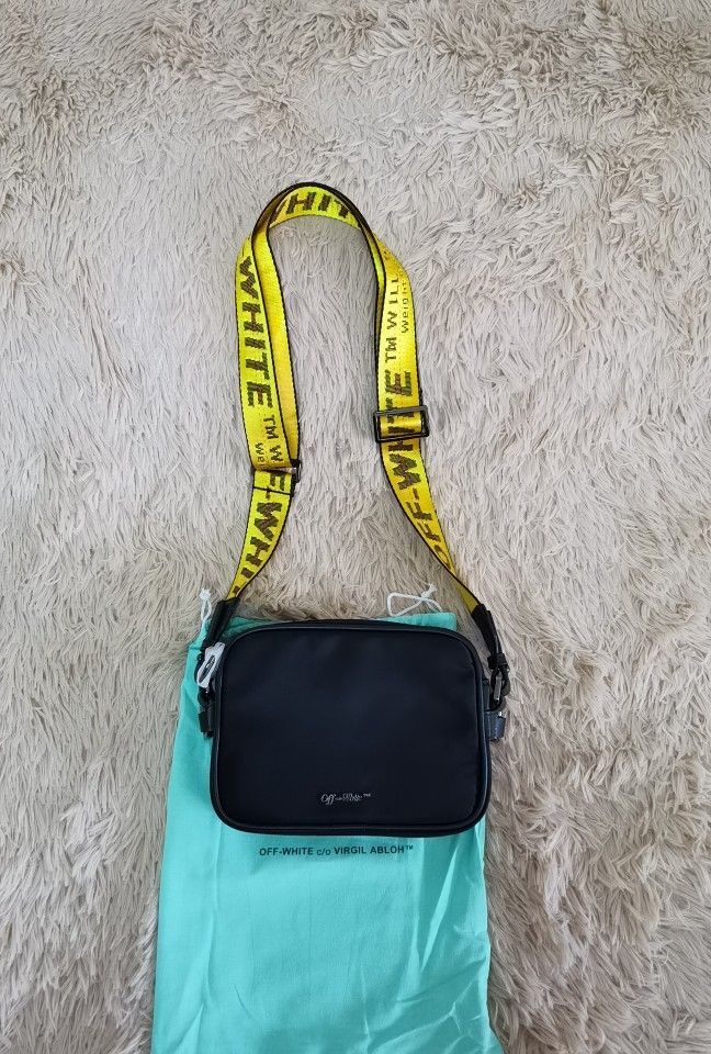 Off-White Nylon Crossbody Bag