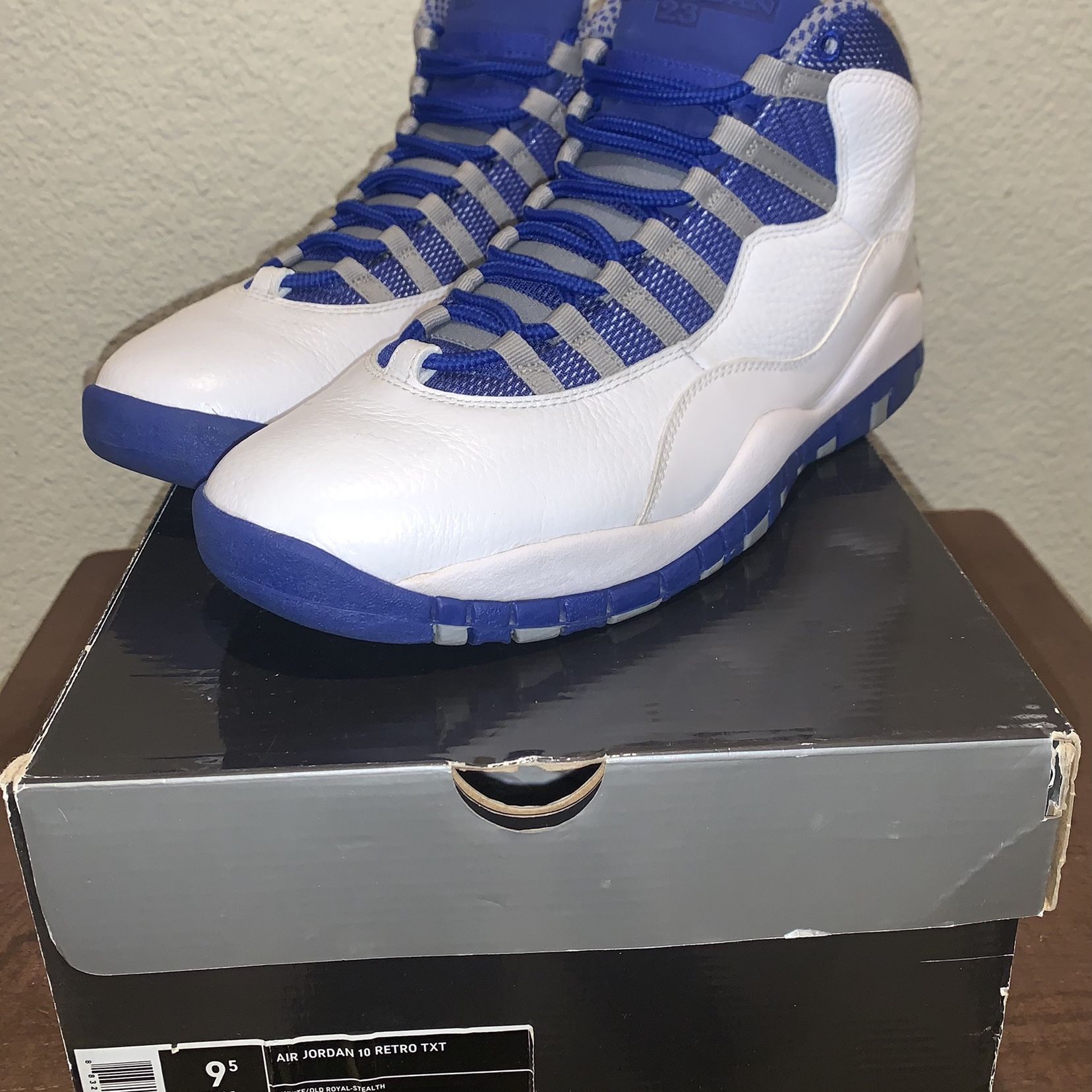 Air Jordan Retro 10 - White/Old Royal-Stealth