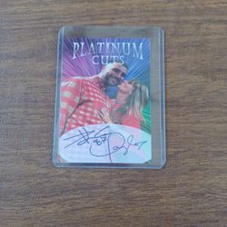 Travis Kelce Taylor Swift Platinum Cuts Facsimile Autos Only 1,000 Made 
