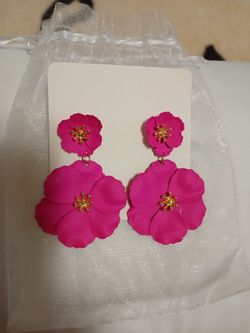Aretes, color Rosita nuevos