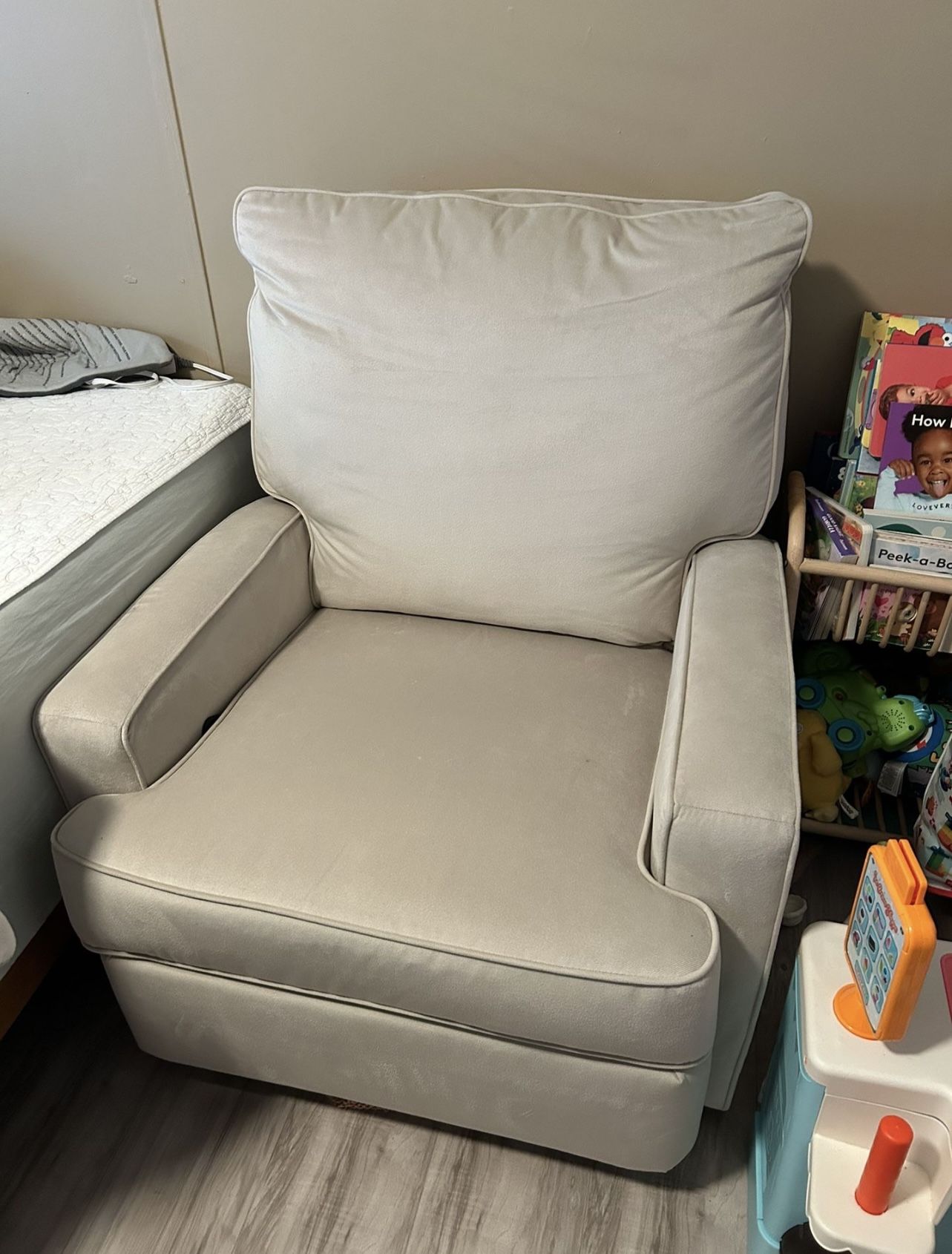 Beige Rocking Chair Nursery