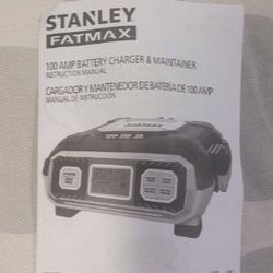 Stanley Fatmax 100amp Battery Charger And Maintainer