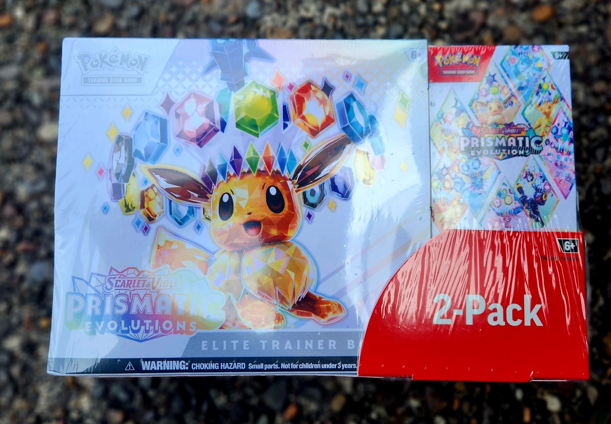 Pokémon Prismatic Evolutions 2-pack ETB & Booster Bundle Combo