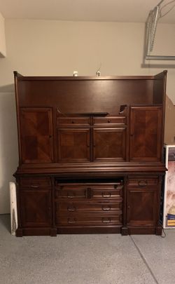 2-part heavy computer/office desk High Quality wood