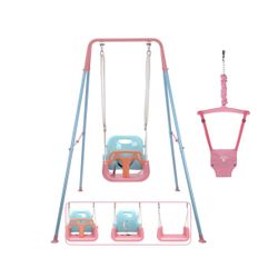 Taleco Gear 2 in 1 Toddler Swing ＆ Jumper, Swing Set for Indoor/Outdoor, Baby Jumpers and Bouncers, Easy to Assemble ( PRICE FIRM ) 