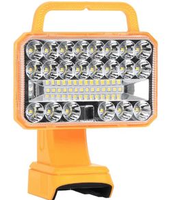 2000LM Light Compatible with Dewalt 20V Max Lithium-ion Battery, without battery