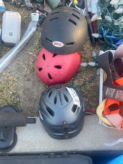 Helmets $8 each