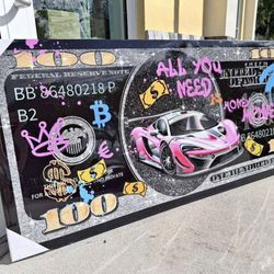 McLaren Glossy Wall Art 68”W 