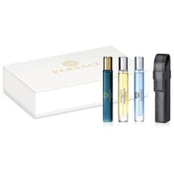 VERSACE Men's Eros, Man, Pour Homme Spray Cologne 4 Piece Travel Gift Set