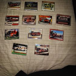 Choice Collecting Cards Fire Trucks 