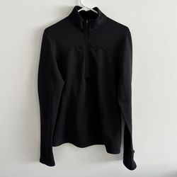 Patagonia Black Quarter Zip Pullover Size Medium Vintage 