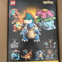 Venusaur, Charizard and Blastoise Pokemon Lego