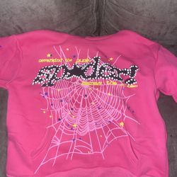 Pink Sp5der hoodie
