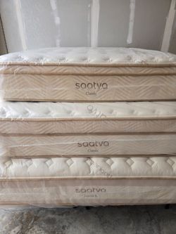 💥💥💥SAATVA ORGANIC CLASSIC PILLOW TOP MATTRESS CLEARANCE SALE 💥💥💥