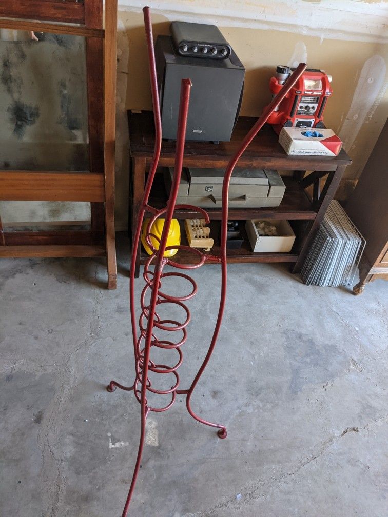 Custom Made Metal Wine Rack/Plant Stand