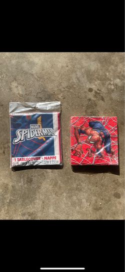 Spiderman Napkins & Table Cover