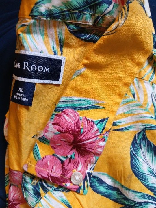 Club Room Mens Button Up Shirt