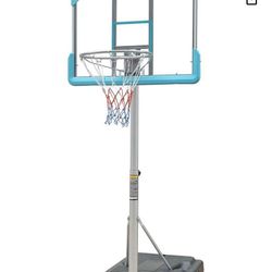 AOKUNG Teenagers Youth Height Adjustable 3.9fto 6.4ft Basketball Hoop 37” Indoor/Outdoor New In Box 