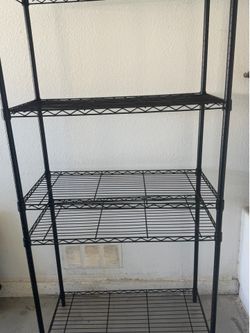 5 Tier Metal Storage Rack New open box