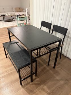 Wooden Kitchen Table + Bench (2026)