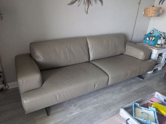 Modani Large Leather Sofa