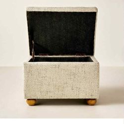 Upholstered Storage Ottoman - Flax - Hearth & Hand™ with Magnolia Furniture

$60