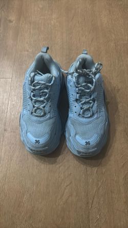Balenciaga Blue Sneaker  Size 6 Authentic 