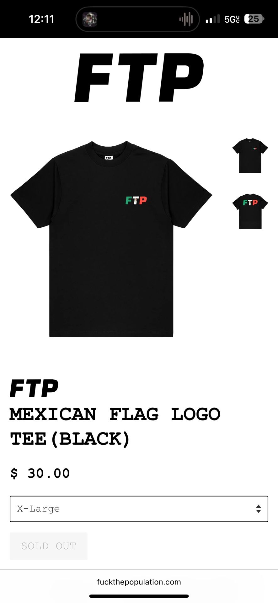 FTP MEXICAN LOGO TEE