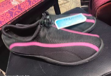 Black and Pink Water Shoes