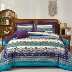 King Size Comforter Set 8 Pieces