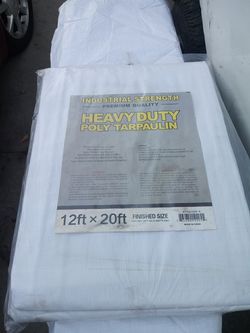 12×20 Heavy-duty tarp