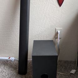 Onn Soundbar and Kicker W/Remote