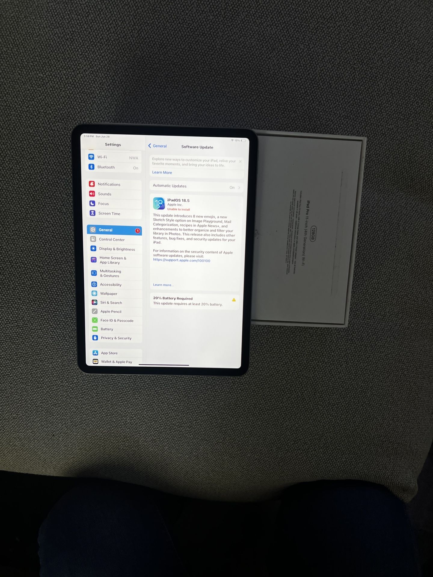 iPad Pro 4th generation