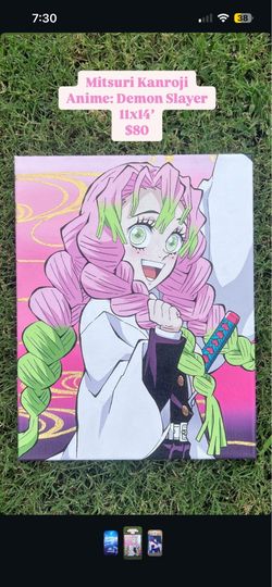 Mitsuri Kanroji painting