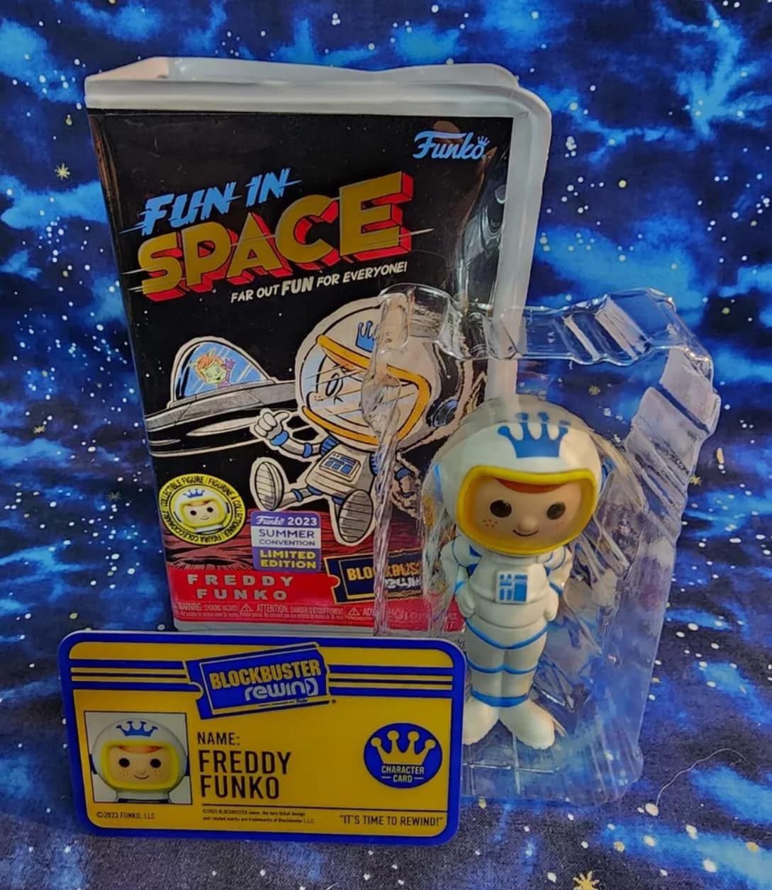 Funko BLOCKBUSTER REWIND Fun In Space FUNKO FREDDY (Exclusive) *Common*