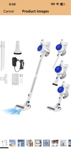 Cordless Stick Vacuum Cleaner with Attachments