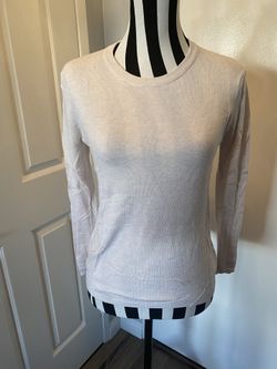 Oatmeal Colored Knit Sweater