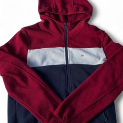 Tommy Hilfiger Soft Shell Fleece  Active Full Zip Hoodie Small