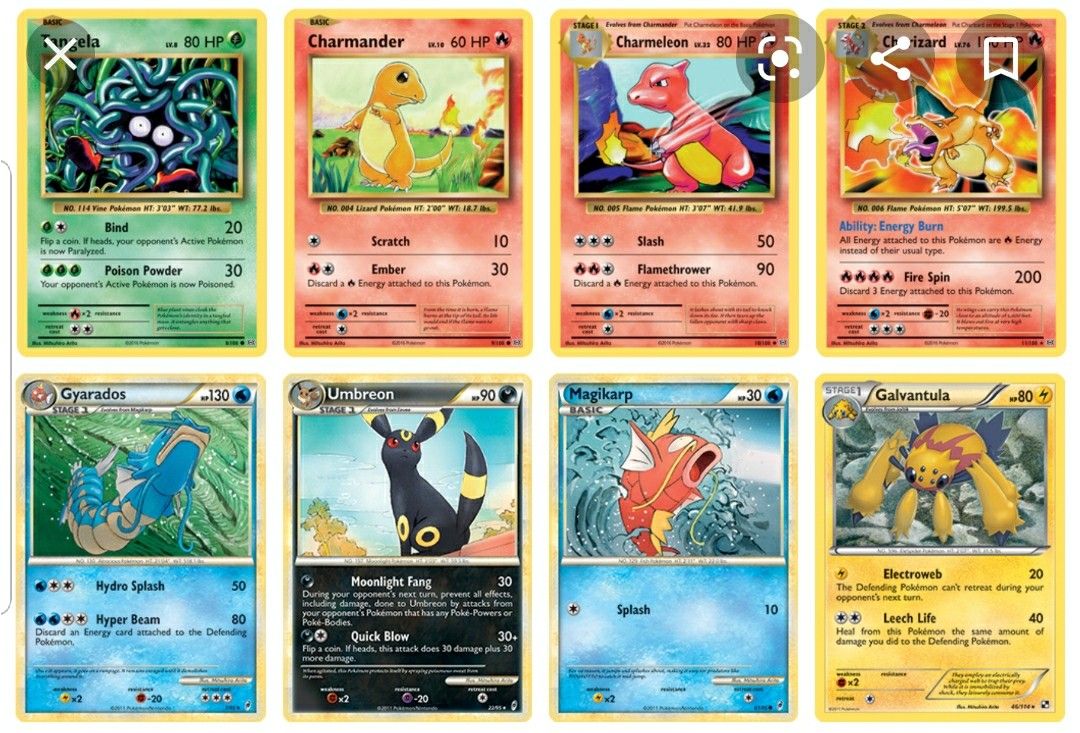 Vintage Pokemon Cards