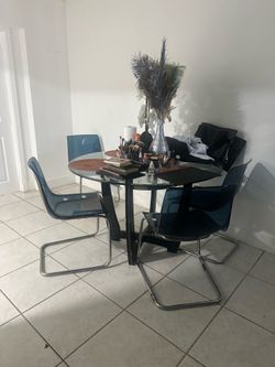 Table and chairs