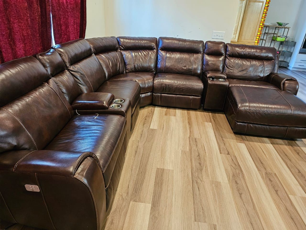 Five Seater Leather Sofa Havertys